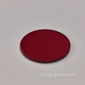 Verre de filtre optique rouge passe-long HB610
